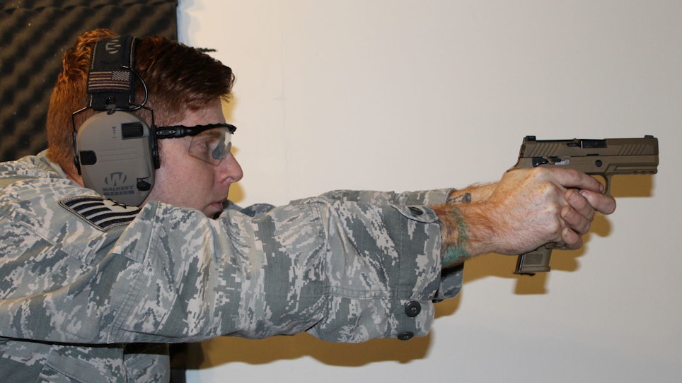 Air Force Begins Using New Sig Sauer M18 Modular Handgun System