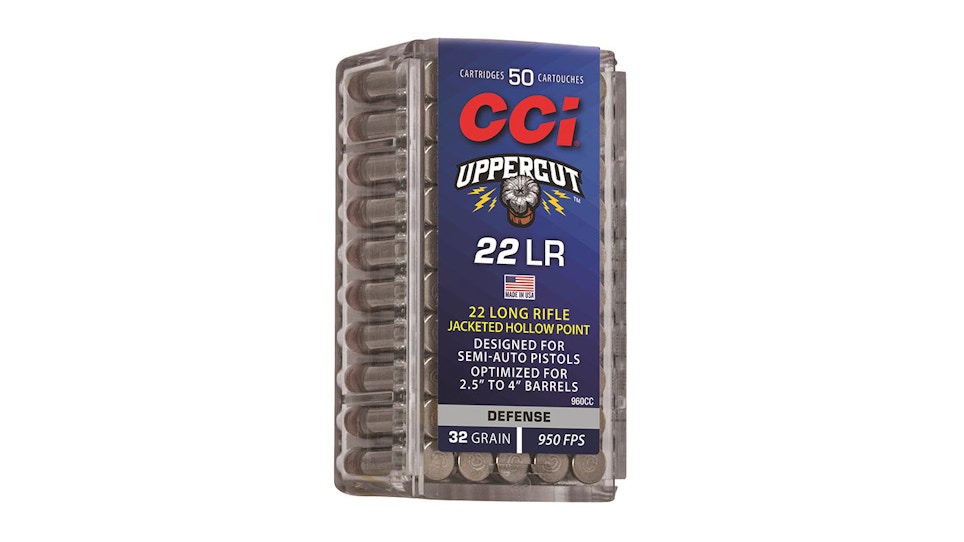 CCI Uppercut Defense .22 LR Rimfire Ammunition