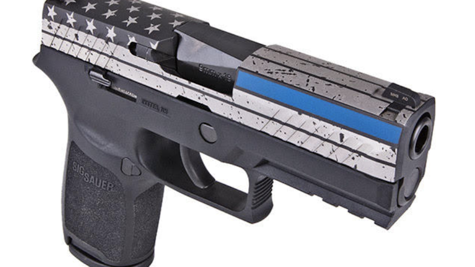 SIG SAUER Introduces Thin Blue Line P320 Pistol to NAPED