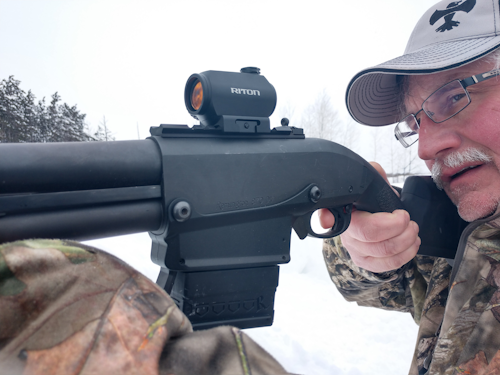 Riton’s Mod 3 RMD handled the snow and cold like a champ during the author’s evaluation of the optic.