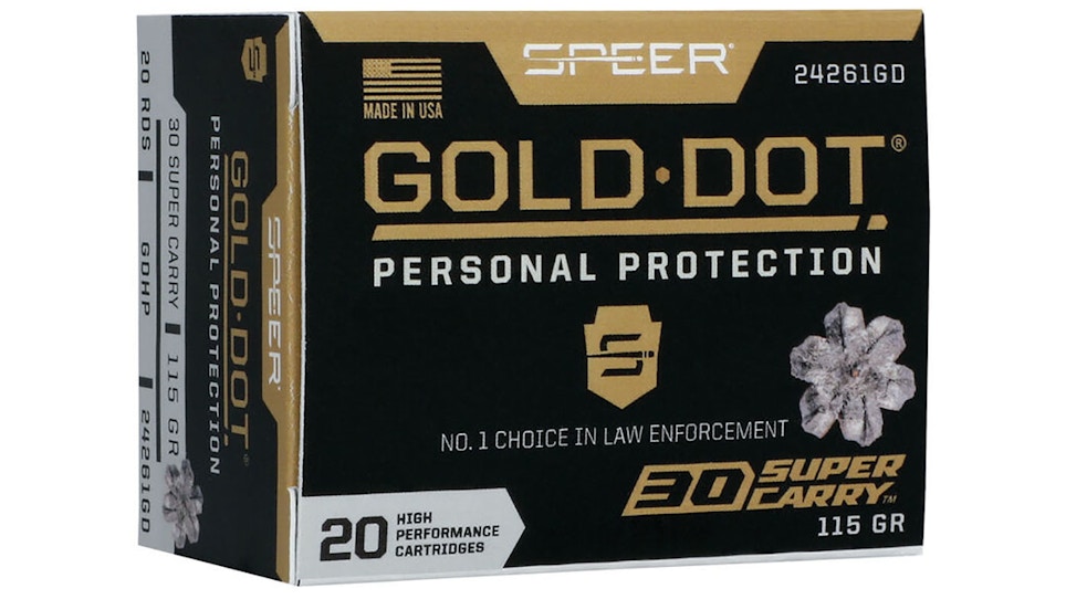 Speer Gold Dot 30 Super Carry