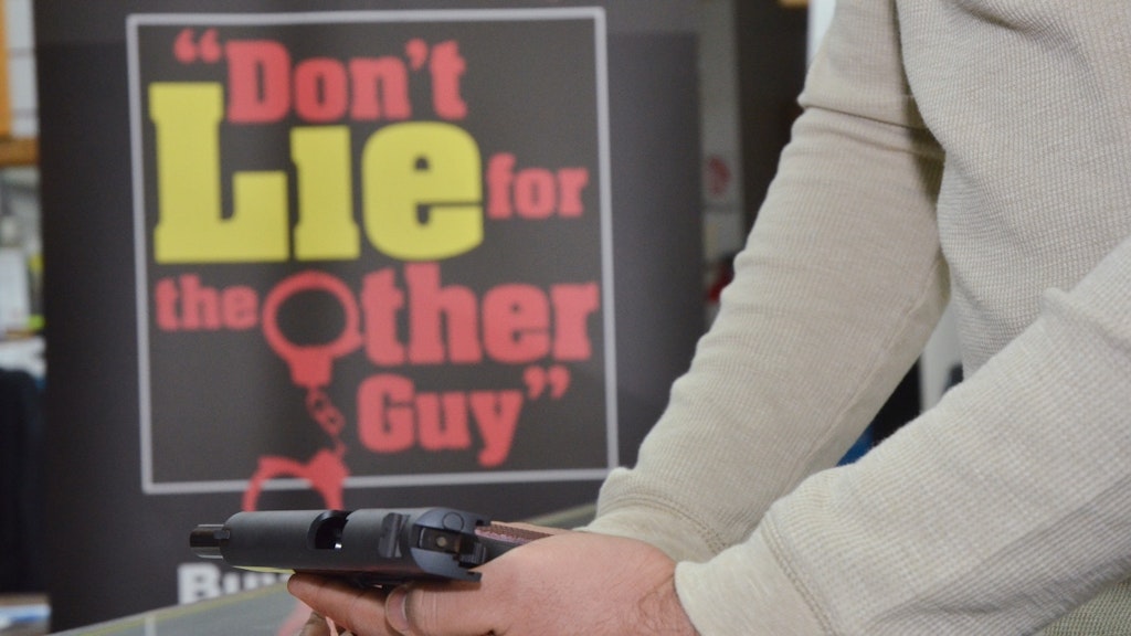“Don’t Lie for the Other Guy” is the NSSF and ATF’s campaign to reduce straw purchases.