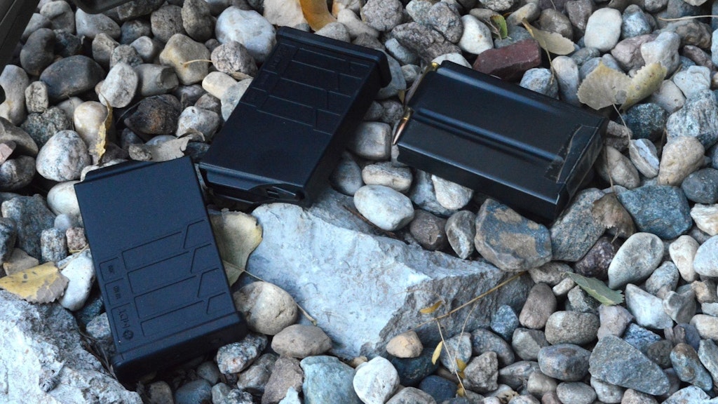 AICS magazine compatibility was tested with Hera, MDT, Alpha and Ruger AICS magazines.